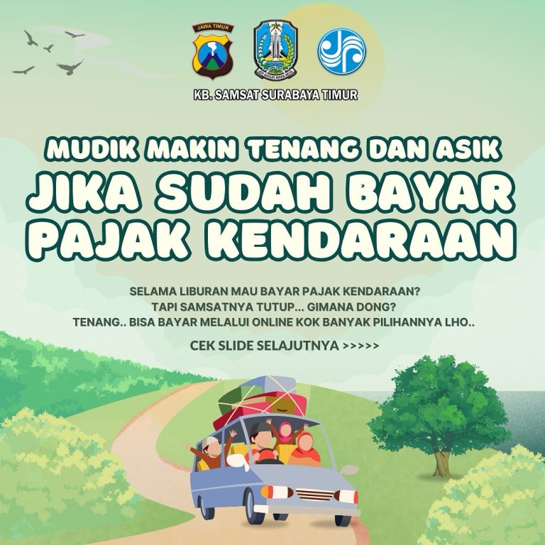 Mudik Makin Tenang dan Asik Jika Sudah Bayar Pajak Kendaraan