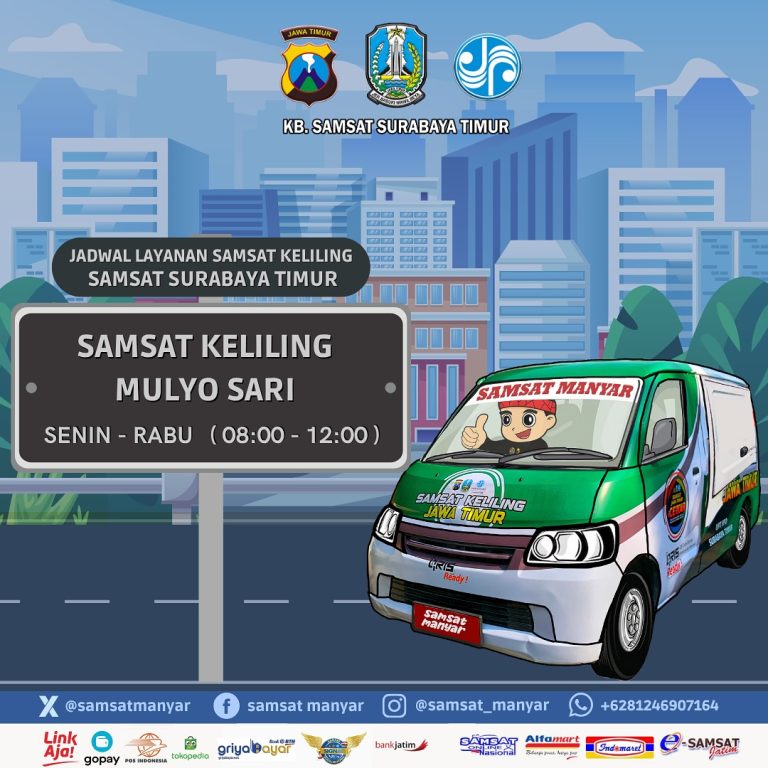 Jadwal Layanan Samsat Keliling Mulyosari