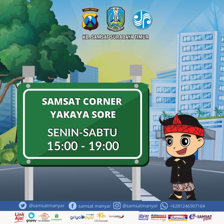 Jadwal Layanan Samsat Corner Yakaya