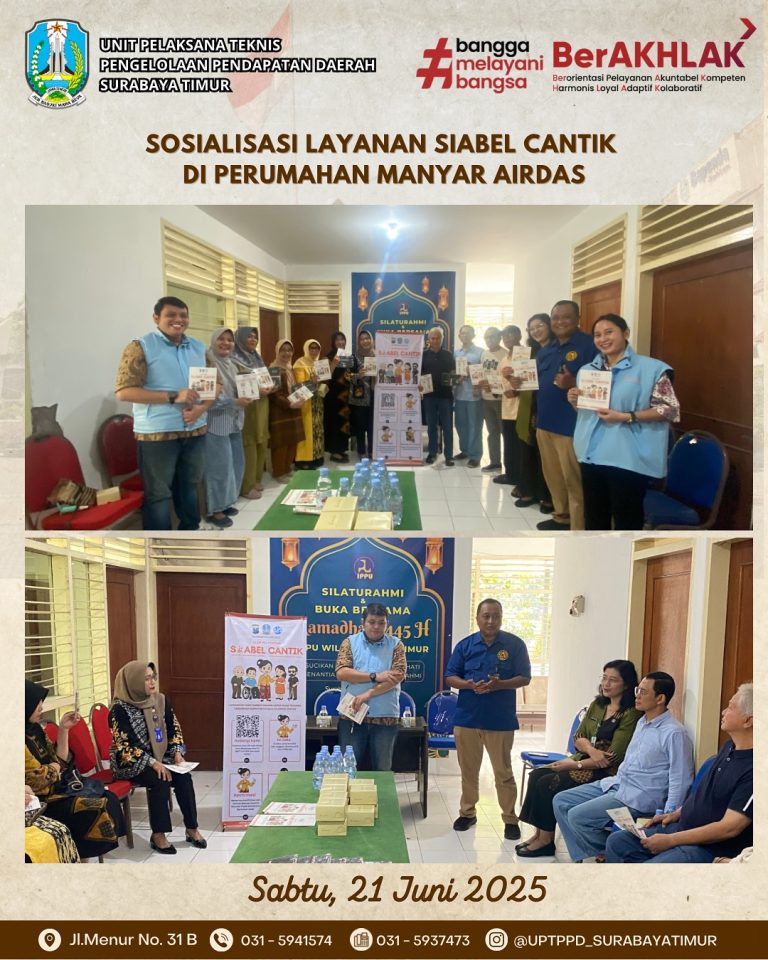 Sosialisasi Layanan SiABEL CANTIK di Perumahan Manyar Airdas