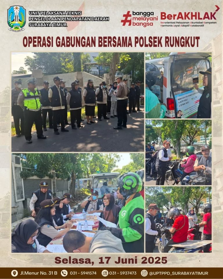 Operasi Gabungan Bersama Polsek Rungkut