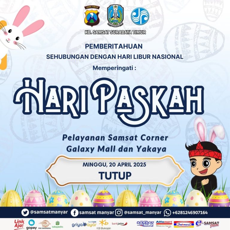 Pemberitahuan Layanan Pada Hari Libur Nasional