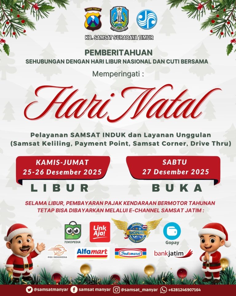 Pengumuman Hari Libur Nasional dan Cuti Bersama : Hari Natal 2025