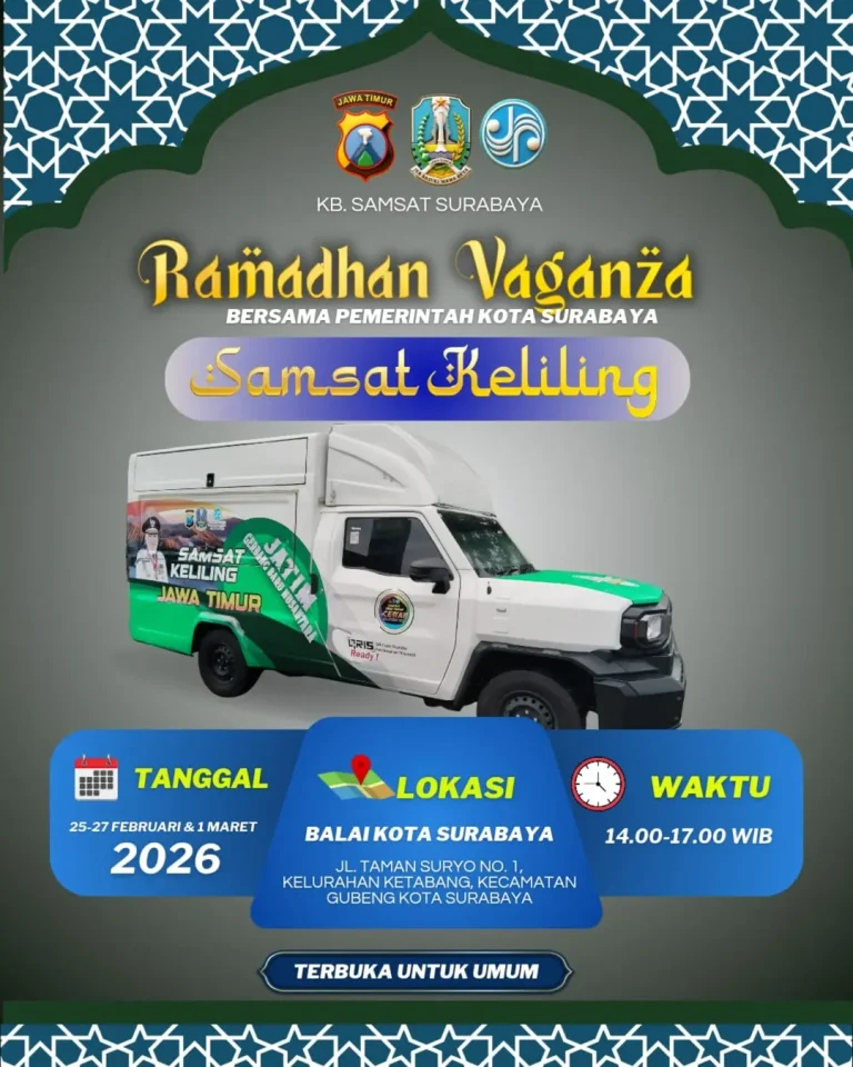 Samsat Keliling Hadir di Ramadhan Vaganza Bersama Pemerintah Kota Surabaya